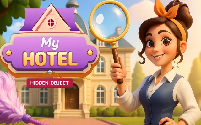 Hidden Object: My Hotel, Restore a run-down hotel one cluttered room at a time.