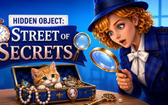Hidden Object: Street Of Secrets, A detective story told entirely through the things people leave behind.